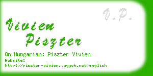 vivien piszter business card